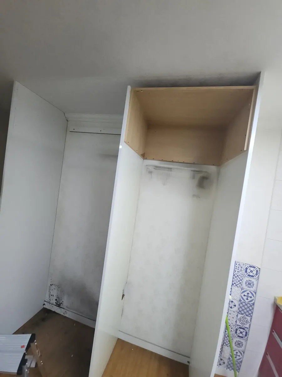 냉장고빌트인장 철거 — 냉장고를 뺀 두 칸짜리 장